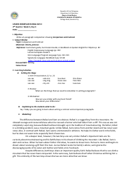 Lesson Exemplar in English Grade Vi - Philippines, Page 7