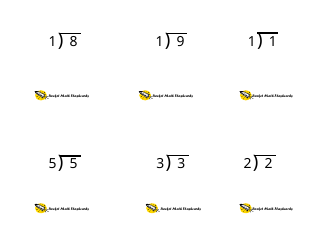 Math Flashcards - Division, Page 4