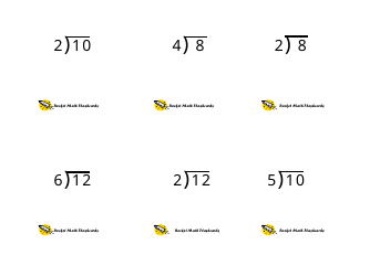 Math Flashcards - Division, Page 8