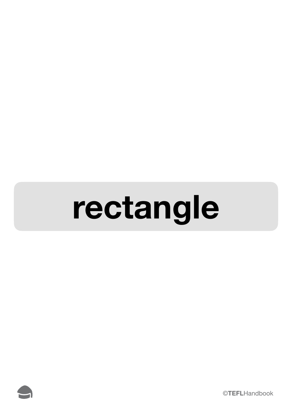 Shape Flashcards With Words, Page 12