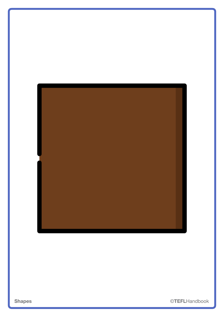 Shape Flashcards With Words, Page 13