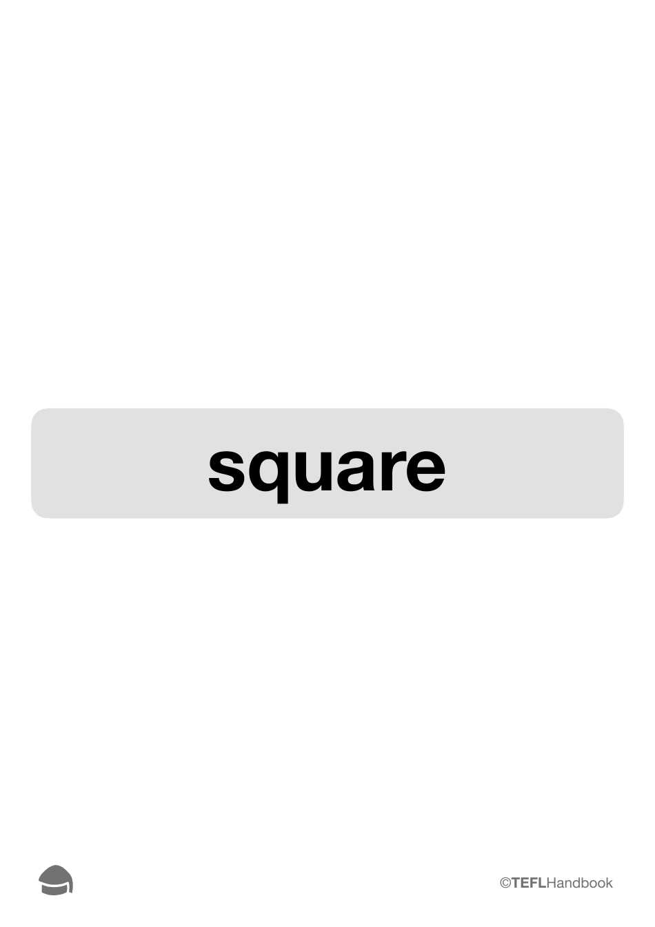 Shape Flashcards With Words, Page 14