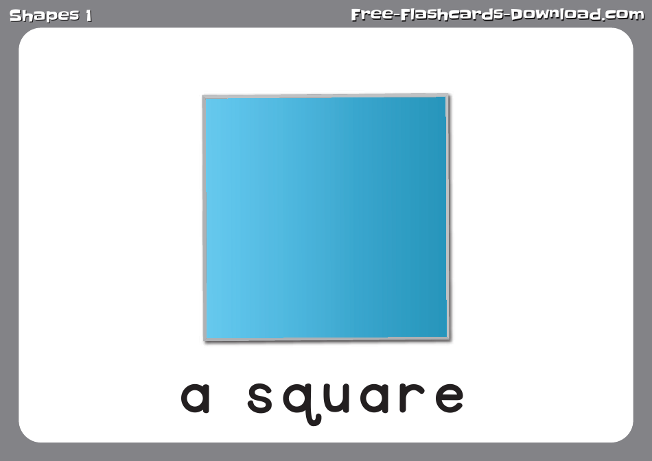 Shape Flashcards - Different Forms, Page 3