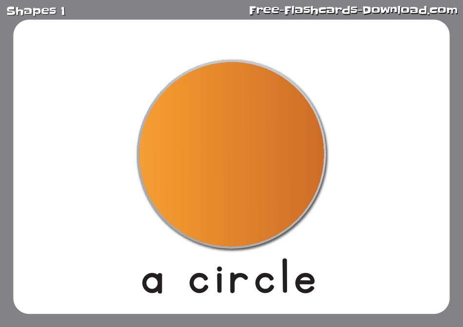 Shape Flashcards - Different Forms, Page 4