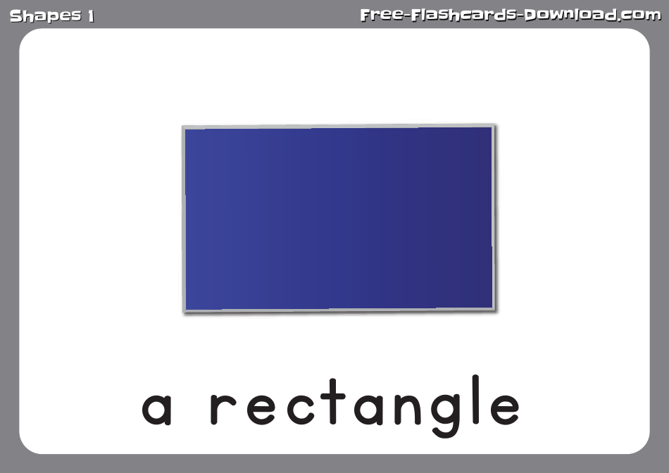 Shape Flashcards - Different Forms, Page 5