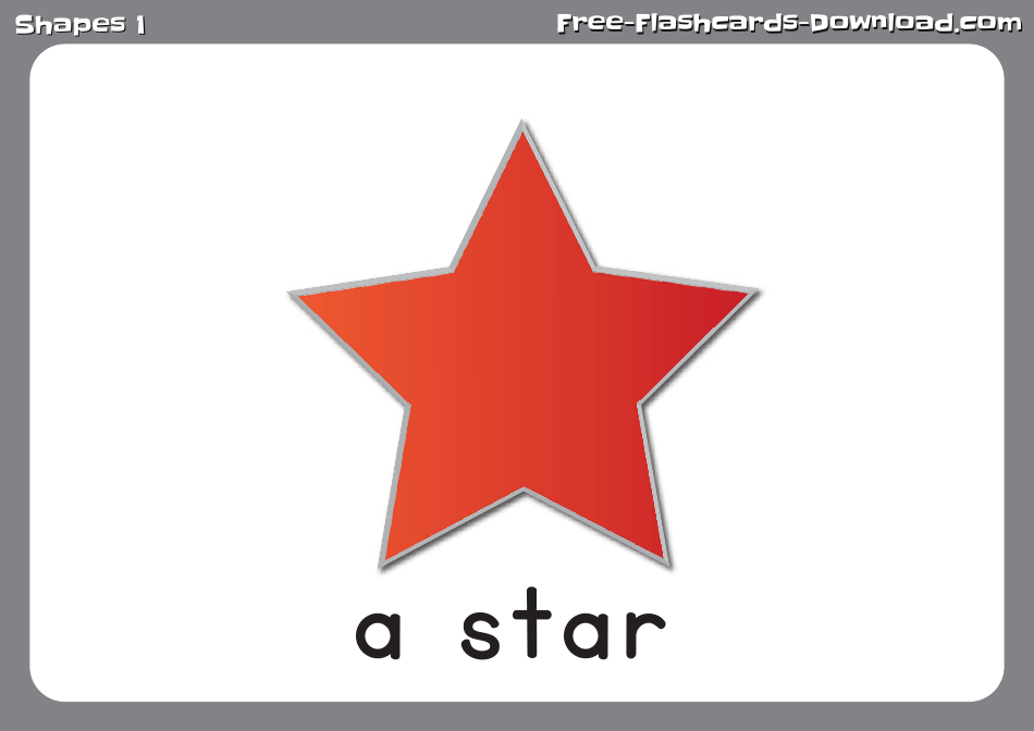 Shape Flashcards - Different Forms, Page 8