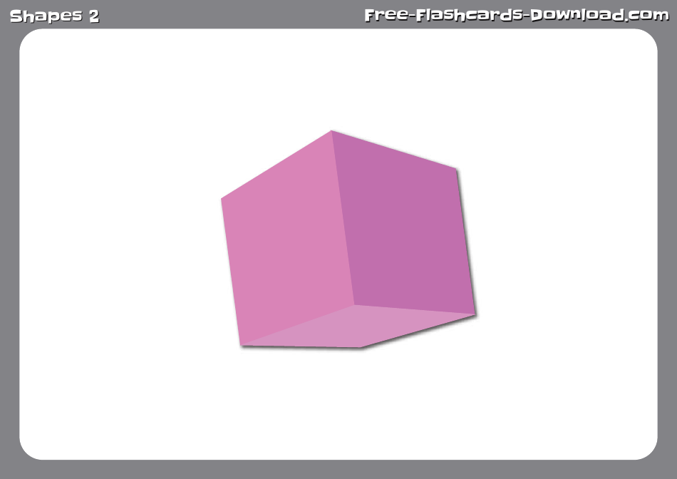 3d Shapes Flashcards, Page 6