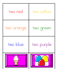 Color Word Flashcards, Page 9