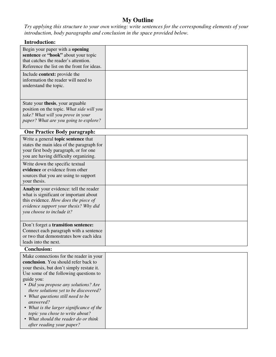 Structure of a General Expository Essay - Santa Barbara City College ...