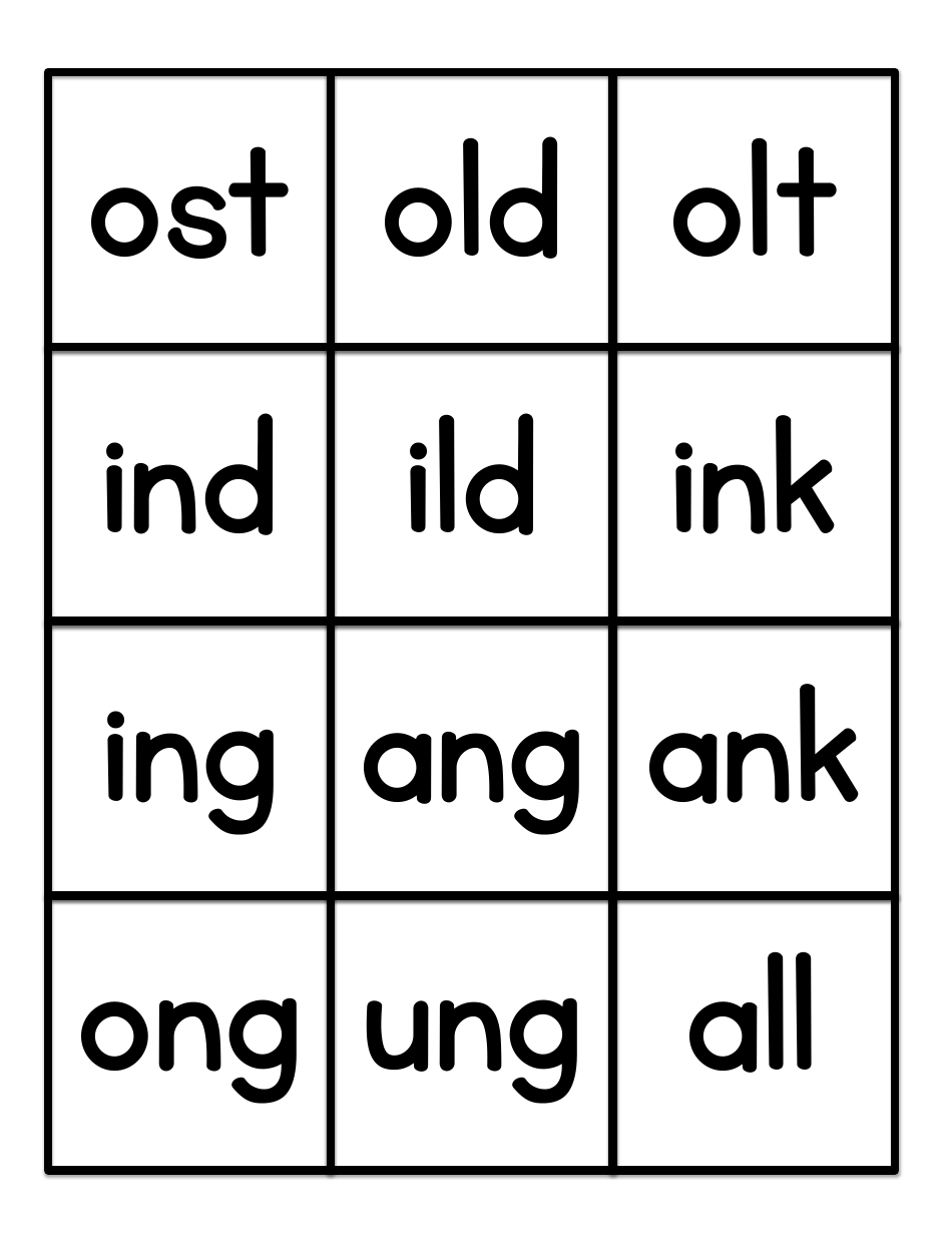 Phonics Flashcards - 42 Letter Combinations, Page 10