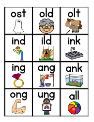 Phonics Flashcards - 42 Letter Combinations, Page 6
