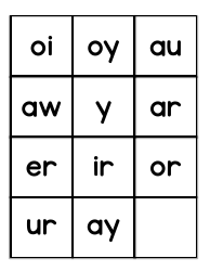 Phonics Flashcards - 42 Letter Combinations, Page 8