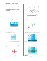 Geometry Vocabulary Flash Cards - Chapter 4, Page 4