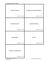Geometry Vocabulary Flash Cards - Chapter 4, Page 7