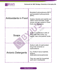 Neet Biology Flashcards - Chemistry in Everyday Life, Page 7