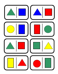Shape/Color Dominoes, Page 5