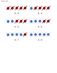 Math Flashcard Templates - Subtraction, Page 2