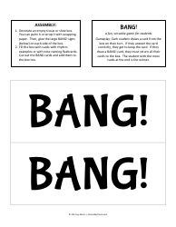 Bang Card Templates