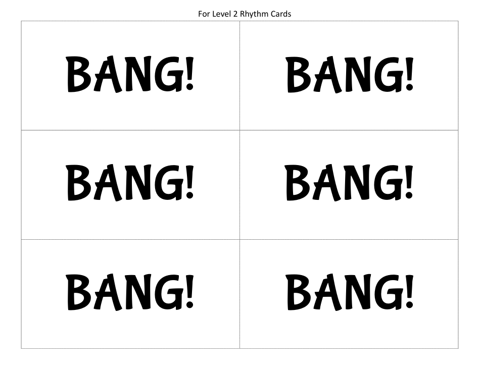 Bang Card Templates, Page 3