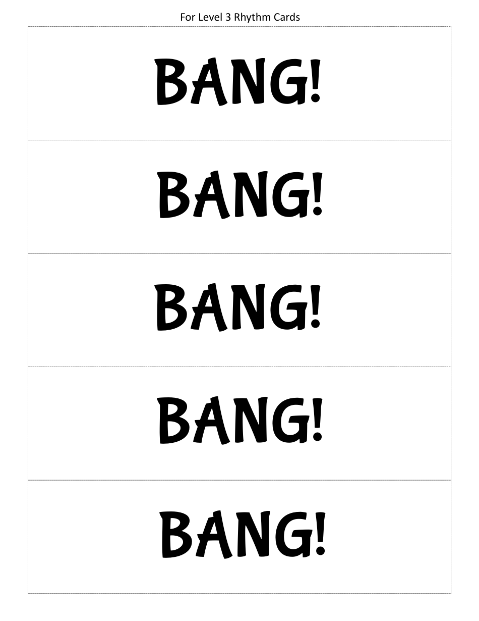 Bang Card Templates, Page 4