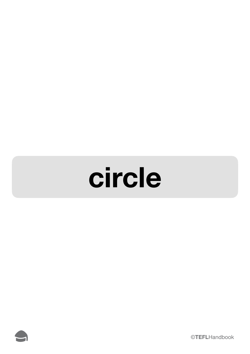 Circle Flashcard Download Printable PDF | Templateroller