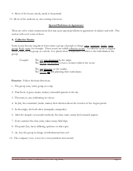 English Grammar Worksheet - Subject-Verb Agreement, Page 10