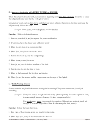 English Grammar Worksheet - Subject-Verb Agreement, Page 11