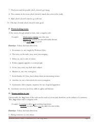 English Grammar Worksheet - Subject-Verb Agreement, Page 13