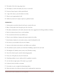 English Grammar Worksheet - Subject-Verb Agreement, Page 16