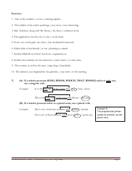 English Grammar Worksheet - Subject-Verb Agreement, Page 3