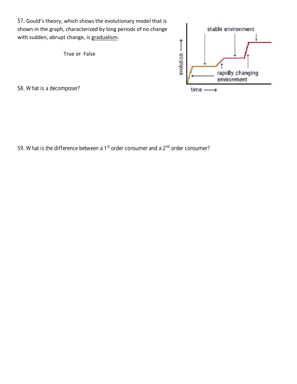 Biology Final Exam Review Questions, Page 12