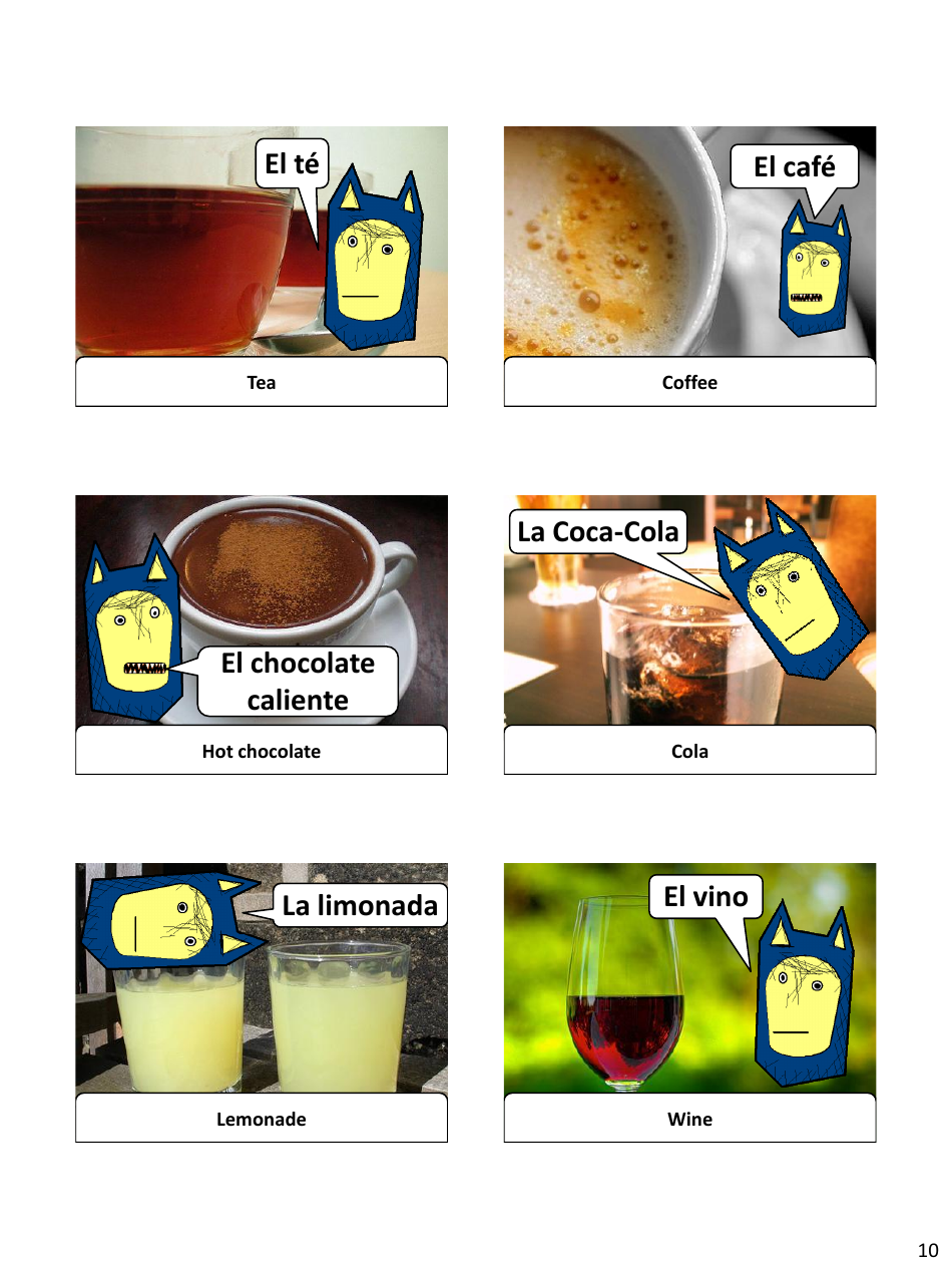 Spanish Revision Flashcards - Food, Page 10