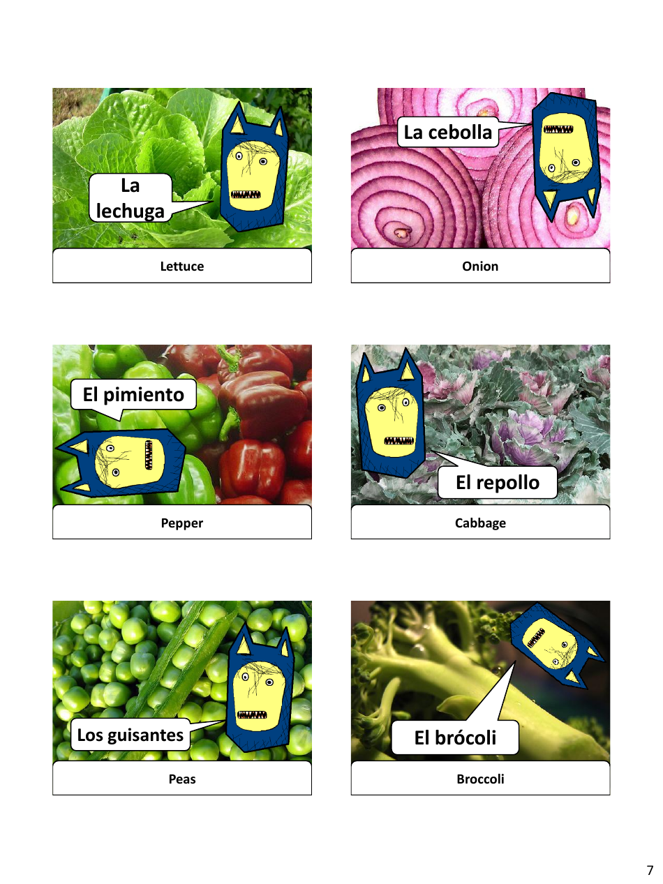 Spanish Revision Flashcards - Food, Page 7