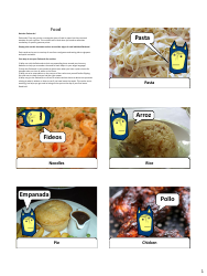 Document preview: Spanish Revision Flashcards - Food