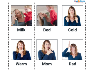 Document preview: Baby Sign Language Flashcards