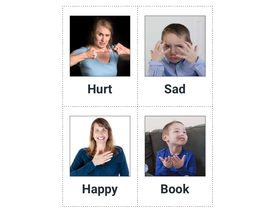 Baby Sign Language Flashcards, Page 5
