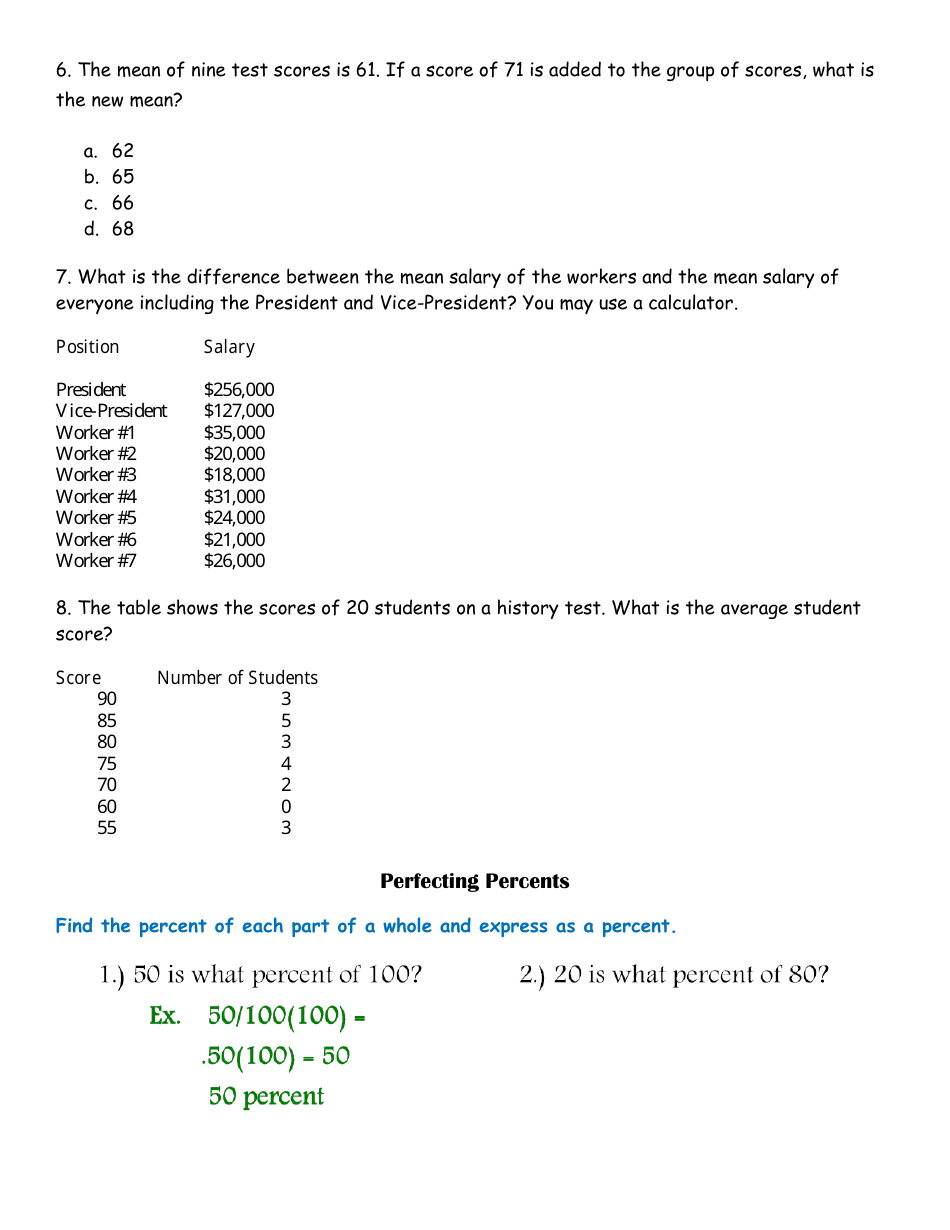 Sixth Grade Summer Math Program, Page 15