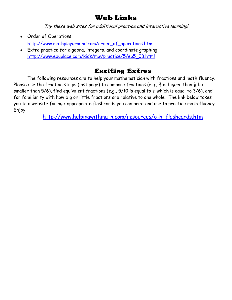 Sixth Grade Summer Math Program, Page 17