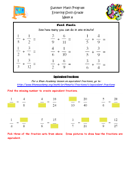 Sixth Grade Summer Math Program, Page 22