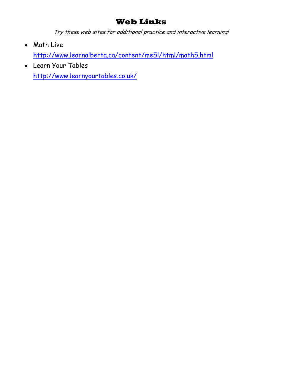 Sixth Grade Summer Math Program, Page 25