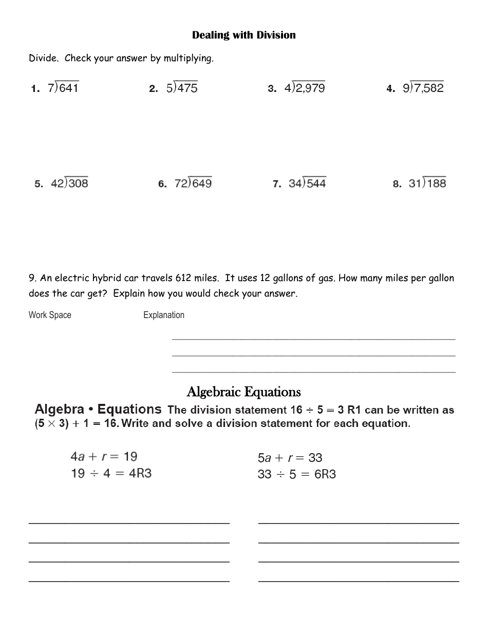 Sixth Grade Summer Math Program, Page 6