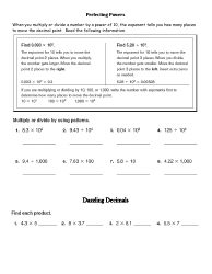 Sixth Grade Summer Math Program, Page 9