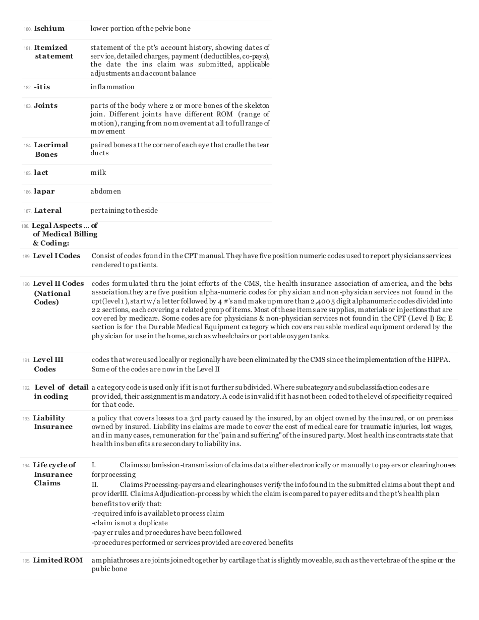 Cbcs Exam Study Flashcards, Page 11
