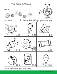 Money Counting Flashcards - Wants and Needs, Page 11