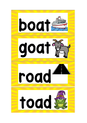 Phoneme Flashcards - Oy, OA &amp; Qu, Page 10
