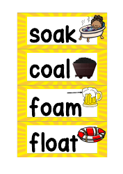 Phoneme Flashcards - Oy, OA &amp; Qu, Page 11