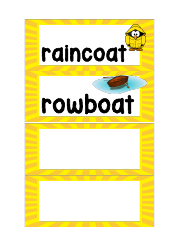 Phoneme Flashcards - Oy, OA &amp; Qu, Page 14