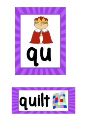 Phoneme Flashcards - Oy, OA &amp; Qu, Page 16