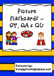 Phoneme Flashcards - Oy, OA &amp; Qu