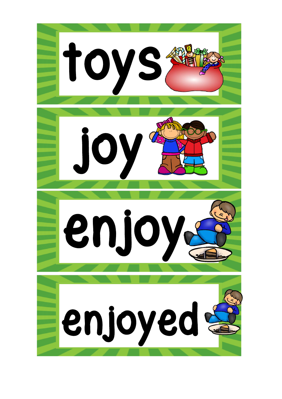 Phoneme Flashcards - Oy, OA  Qu, Page 5